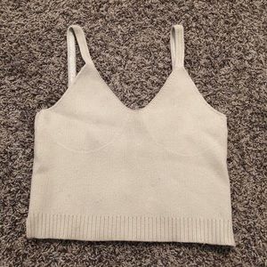 Size M Zara cream top